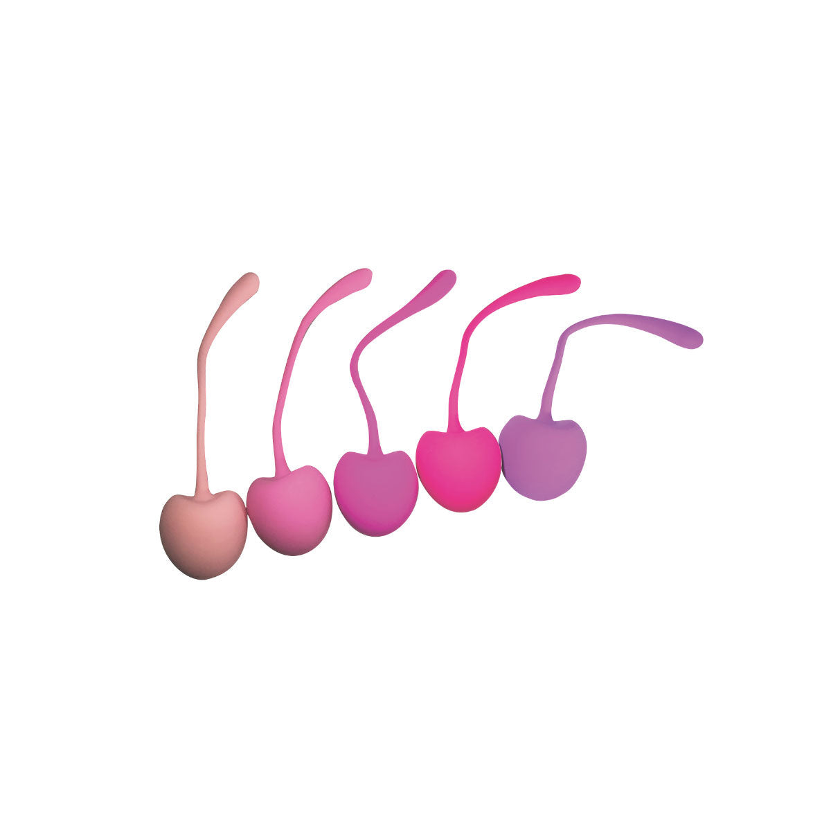 Pleasure Cherry Kegel Balls - Multi-Weighted - 5 Pack - Not Very Vanilla