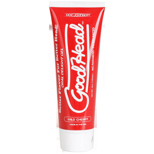 Good Head Oral Delight Gel 4 Oz - Wild Cherry - Not Very Vanilla