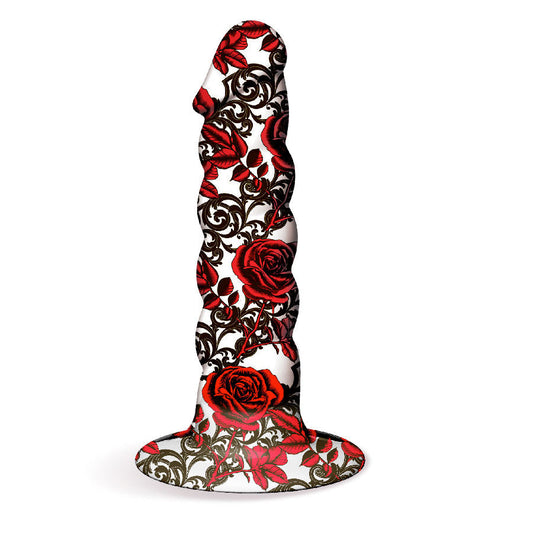 Collage - Iron Rose - Twisted - Silicone Dildo - Not Very Vanilla