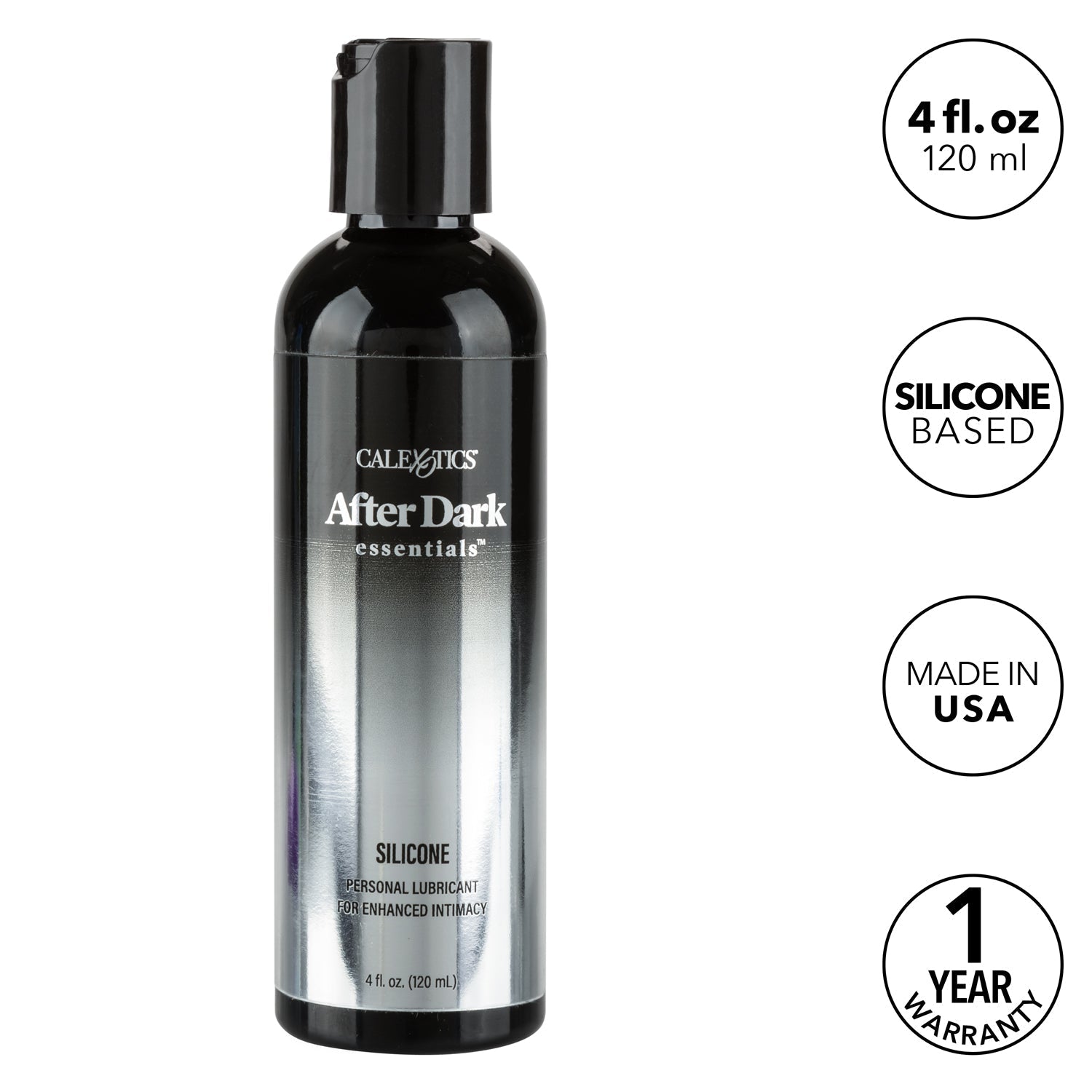 After Dark Essentials Silicone-Based Personal Lubricant - 4fl. Oz./ 120ml - Not Very Vanilla