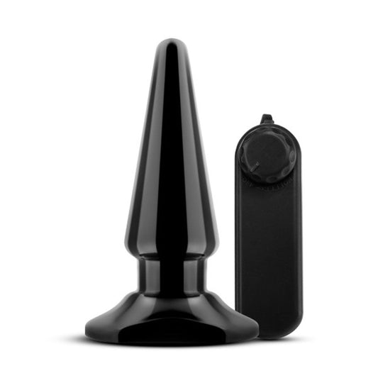 Anal Adventures - Basic Vibrating Anal Pleaser - Black - Not Very Vanilla