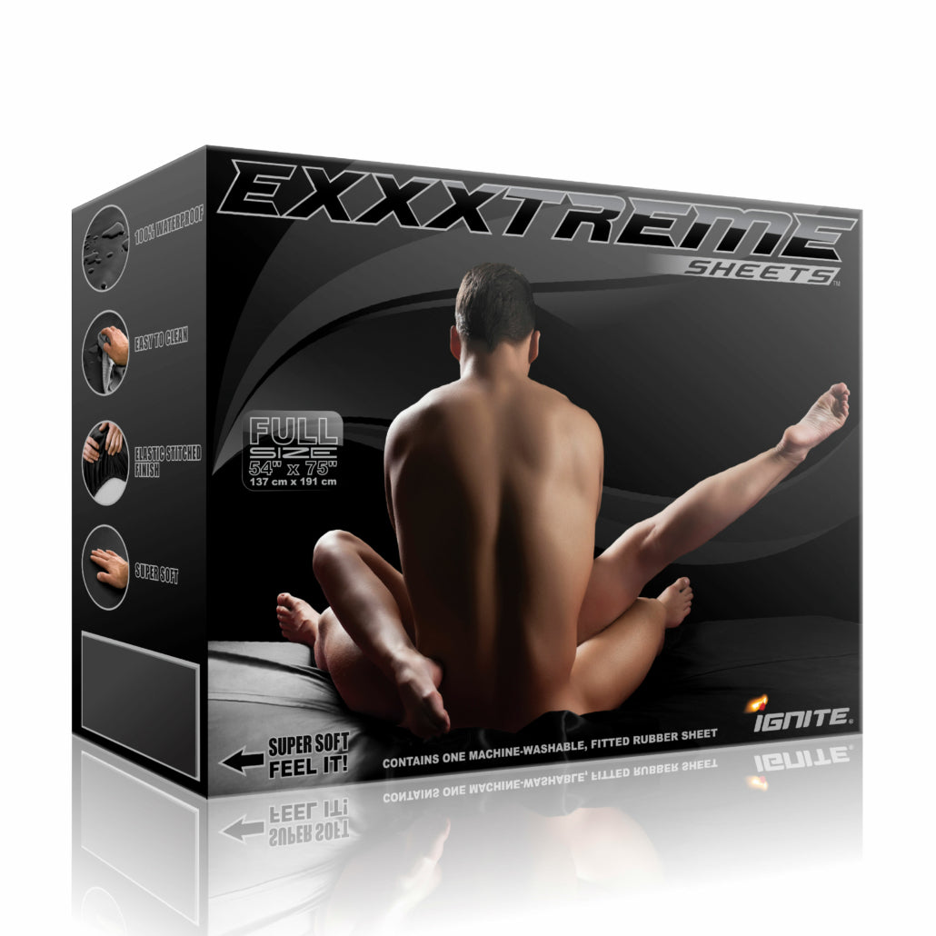 Exxxtreme Sheets - King Size - Black - Not Very Vanilla