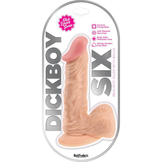 Dick Boy 6 Inch Dildo - Flesh - Not Very Vanilla