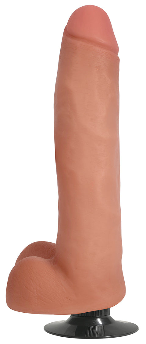 Jock 11 Inch Vibrating Dong With Balls - Not Very Vanilla