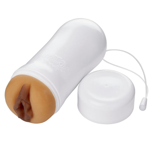 Pleasure Pussy Pocket Stroker Water Activated - Tan - Not Very Vanilla