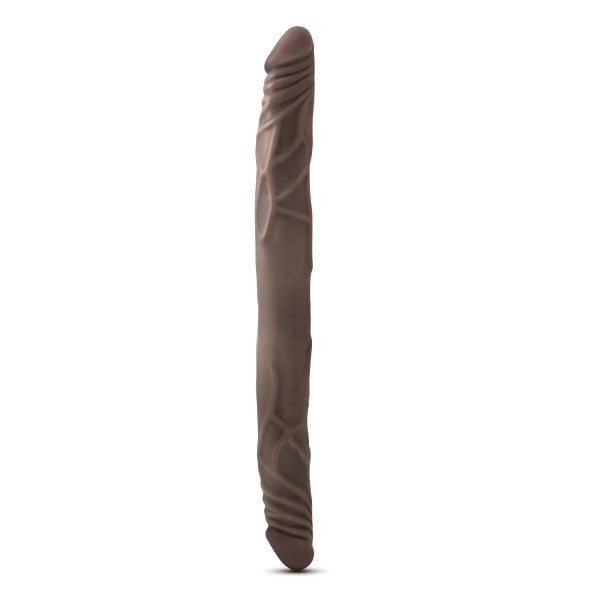 Dr. Skin - 14 Inch Double Dildo - Chocolate - Not Very Vanilla