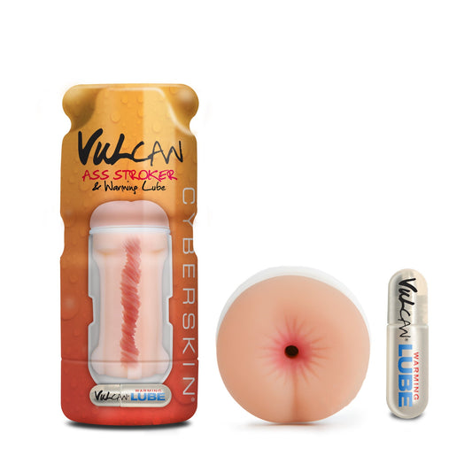 Vulcan Cyberskin - Ass Stroker & Warming Lube - Light - Not Very Vanilla