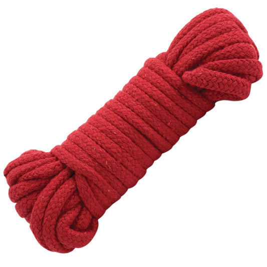 Bondage Rope - Cotton - Japanese Style - Red - Not Very Vanilla