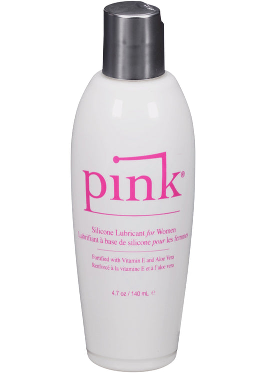 Pink Silicone Lubricant for Women - 4.7 Oz / 140 ml - Not Very Vanilla