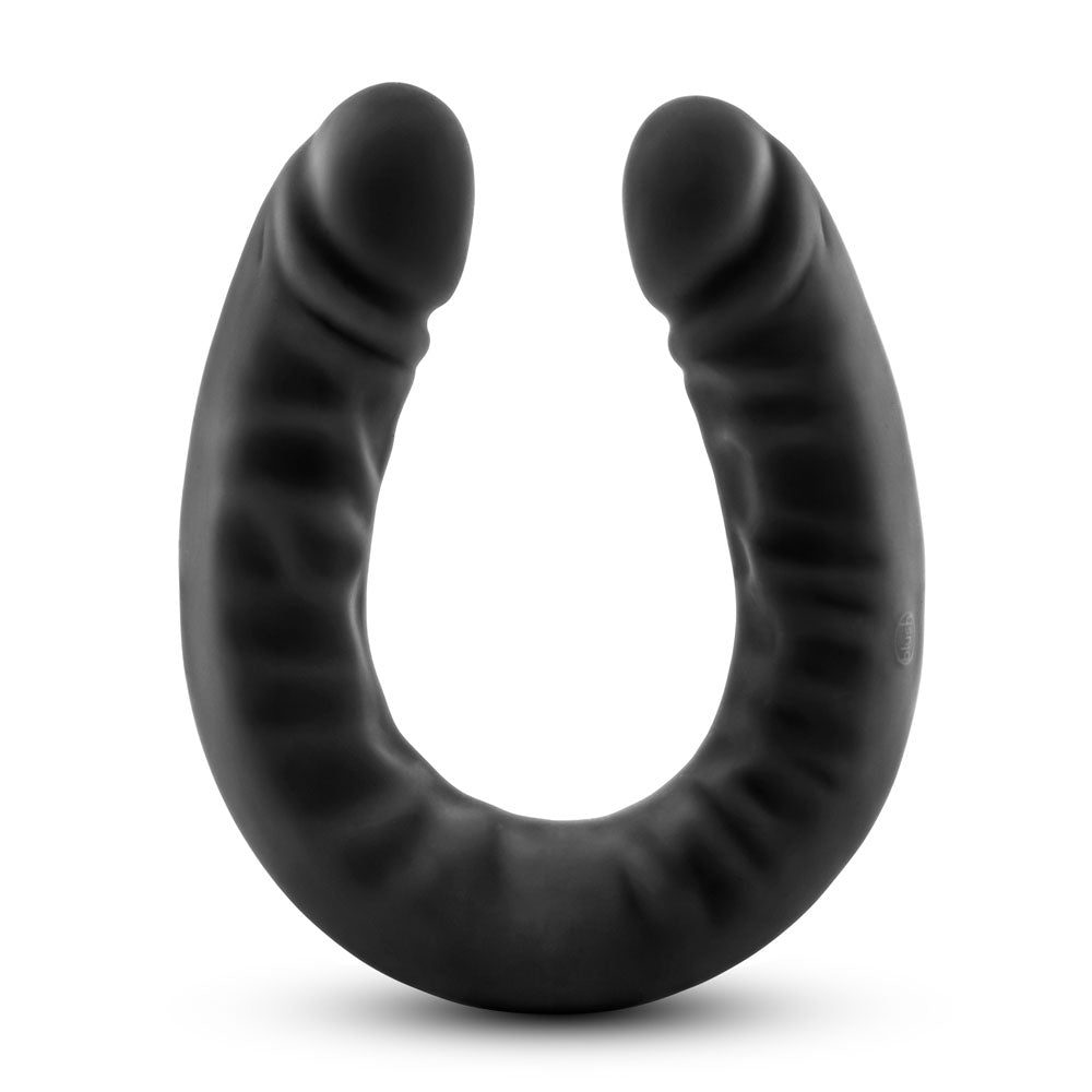 Ruse - Silicone Double Headed Dildo - 18 Inch - Black - Not Very Vanilla