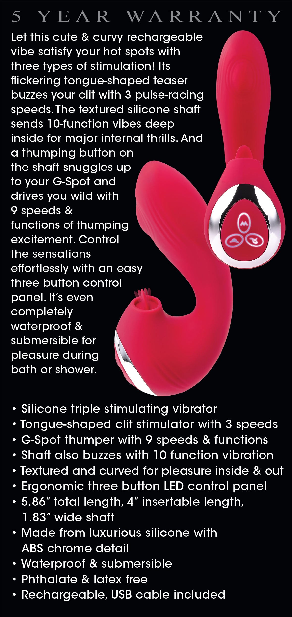 Eve's Clit Loving Thumper Vibe - Not Very Vanilla