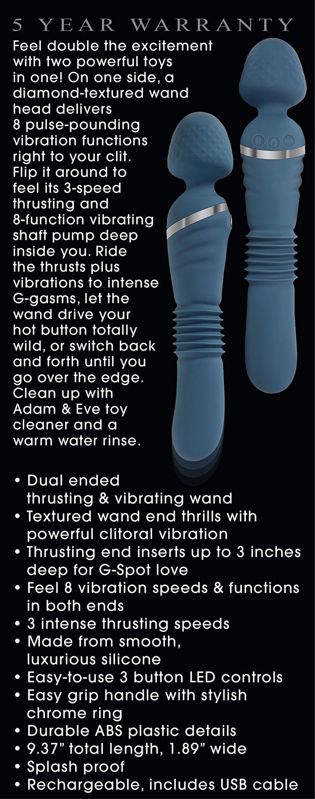 The Dual End Thrusting Wand - Not Very Vanilla