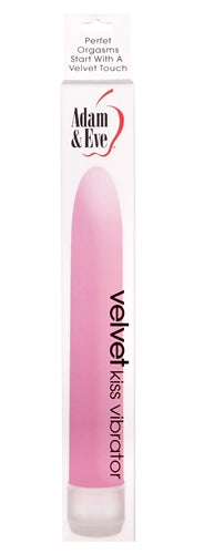 Adam and Eve Velvet Kiss Vibrator - Pink - Not Very Vanilla