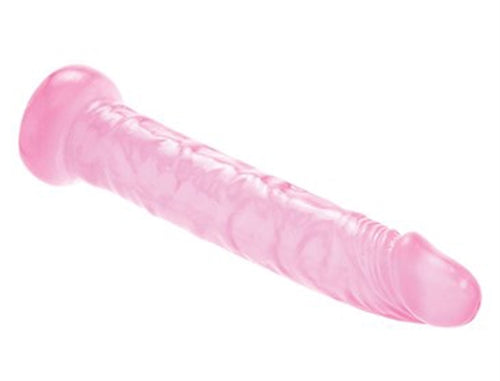 A&E Pink Jelly Slim Dildo Pink - Not Very Vanilla