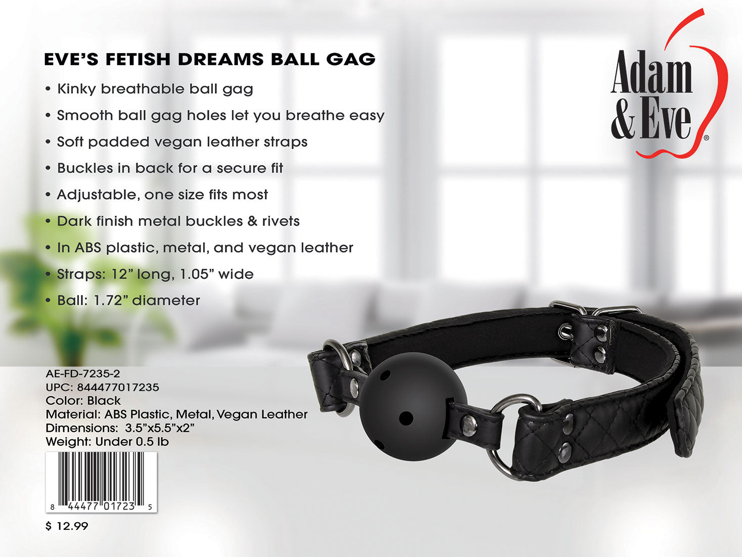 Eve's Fetish Dreams Ball Gag - Not Very Vanilla