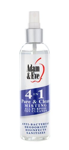 Adam and Eve 4 in 1 Pure and Clean Misting Toy Cleaner 2 Oz - Not Very Vanilla