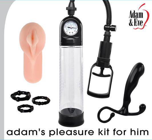 Adam's Pleasure Kit for Him - Black - Not Very Vanilla