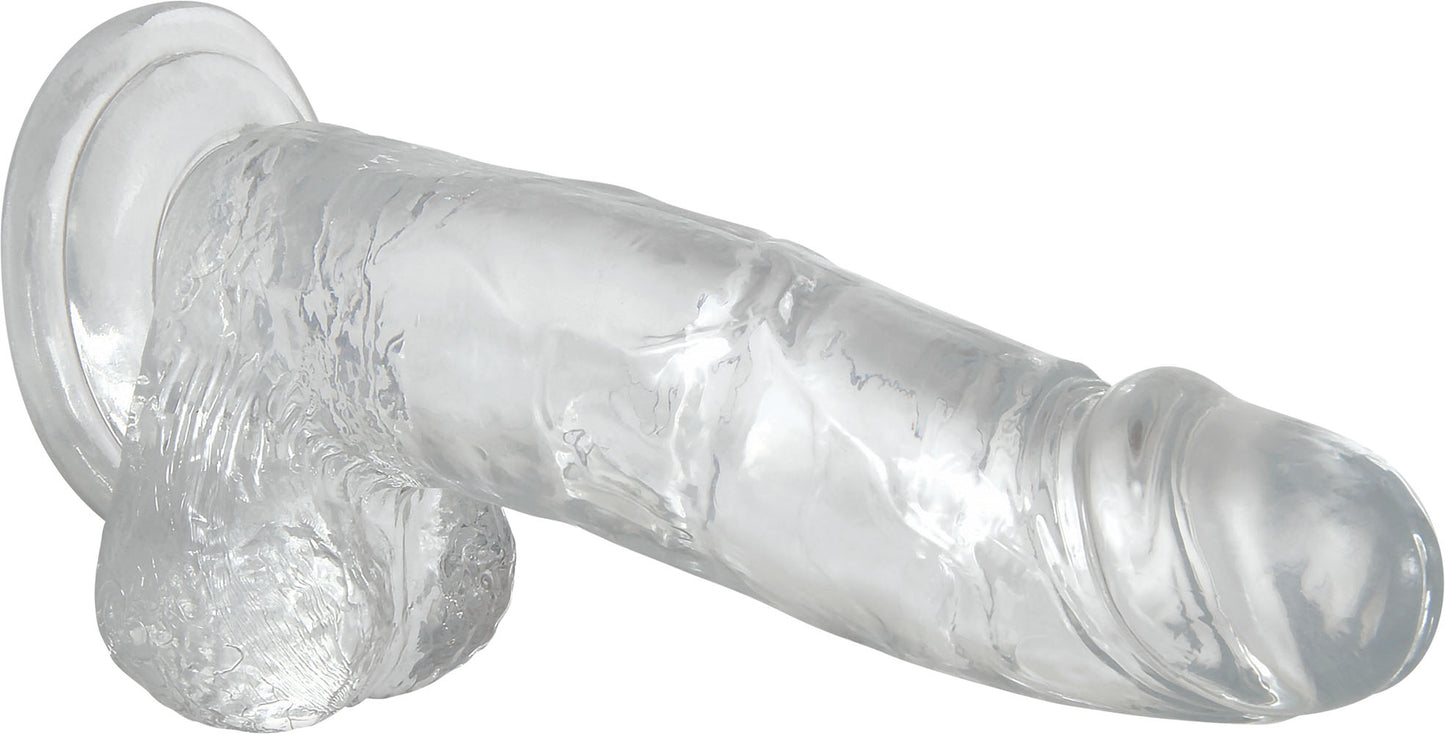 A&E Crystal Clear 8in Dildo - Not Very Vanilla