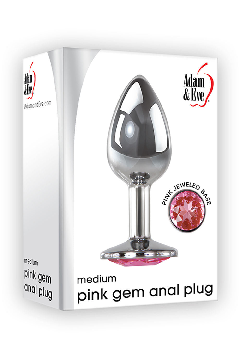 Pink Gem Anal Plug- Medium - Not Very Vanilla