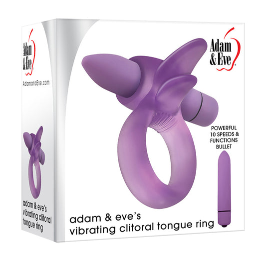 Adam and Eves Vibrating Clitoral Tongue Ring