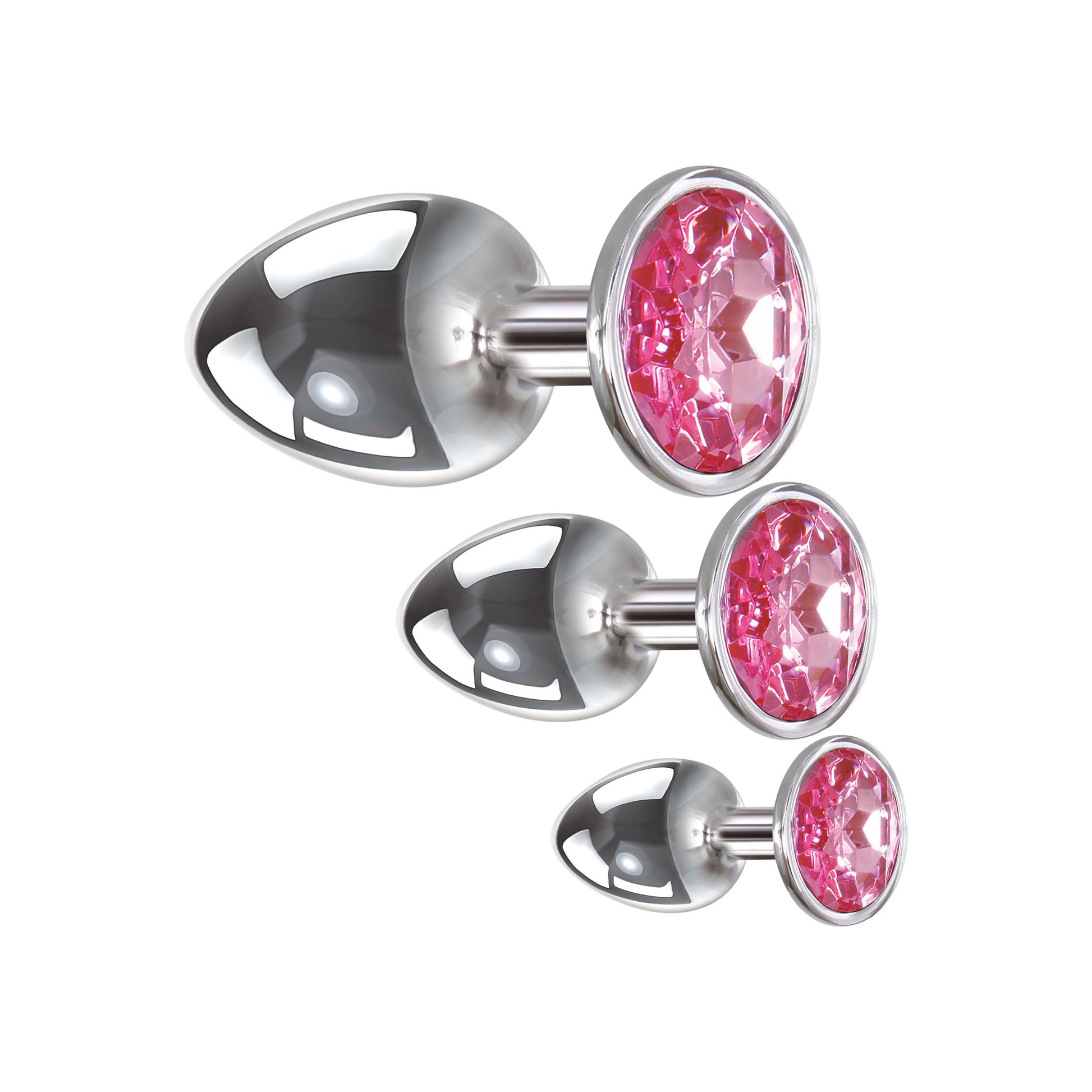 Pink Gem Anal Plug Set - Not Very Vanilla