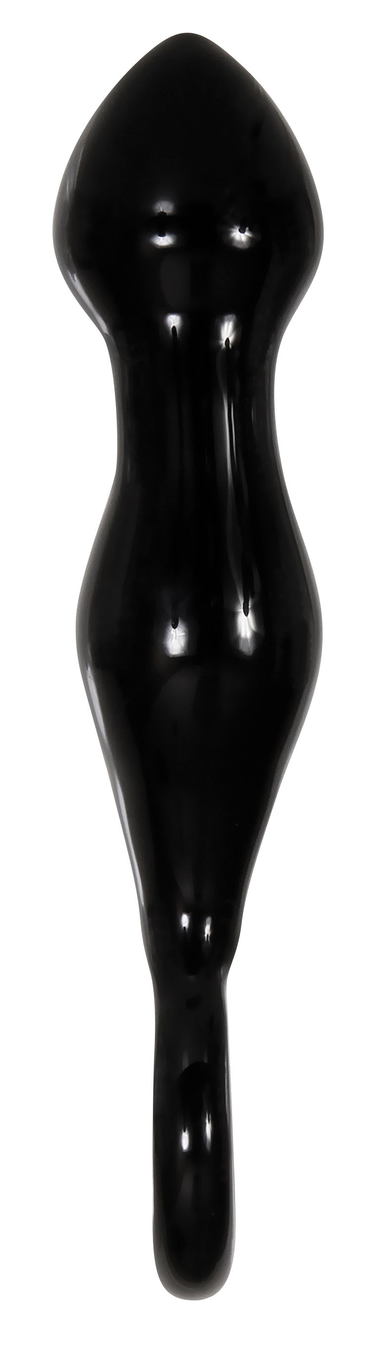 Adam's Glass Prostate Massager - Black - Not Very Vanilla