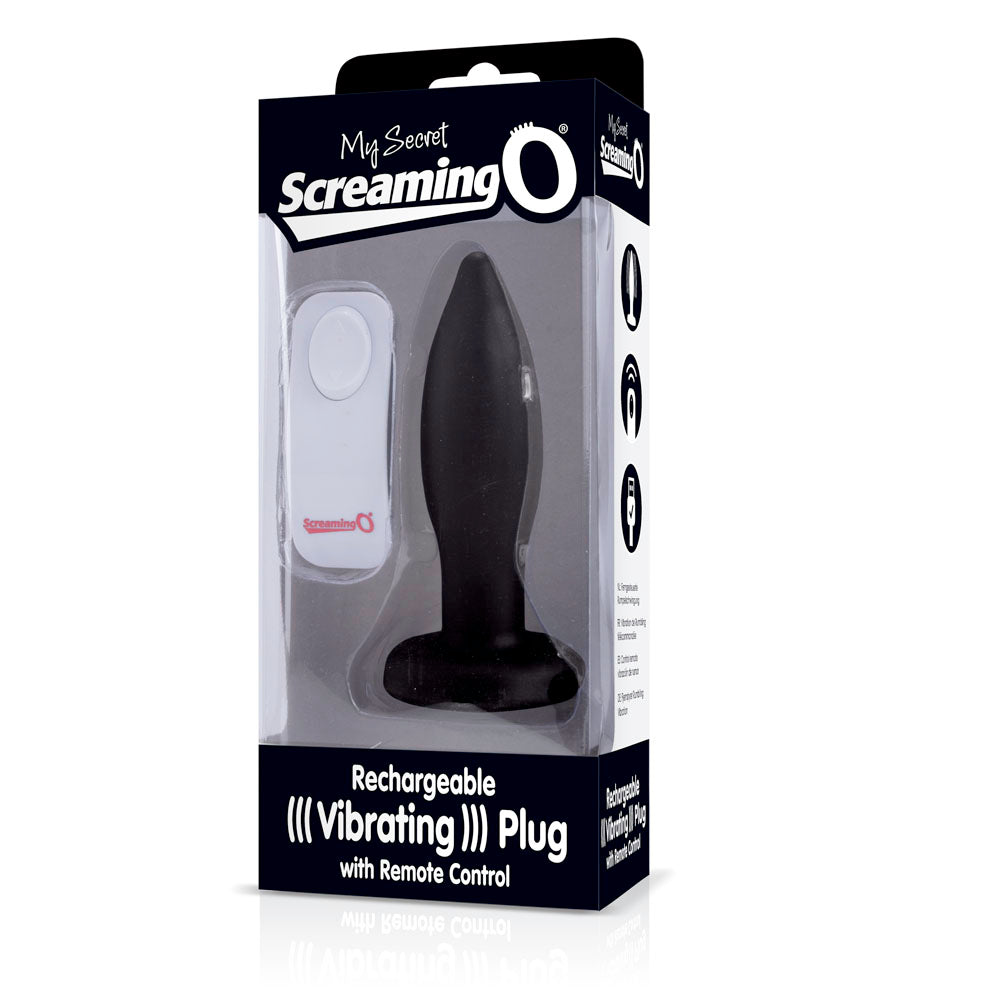 My Secret Remote Vibrating Plug - Black - Not Very Vanilla