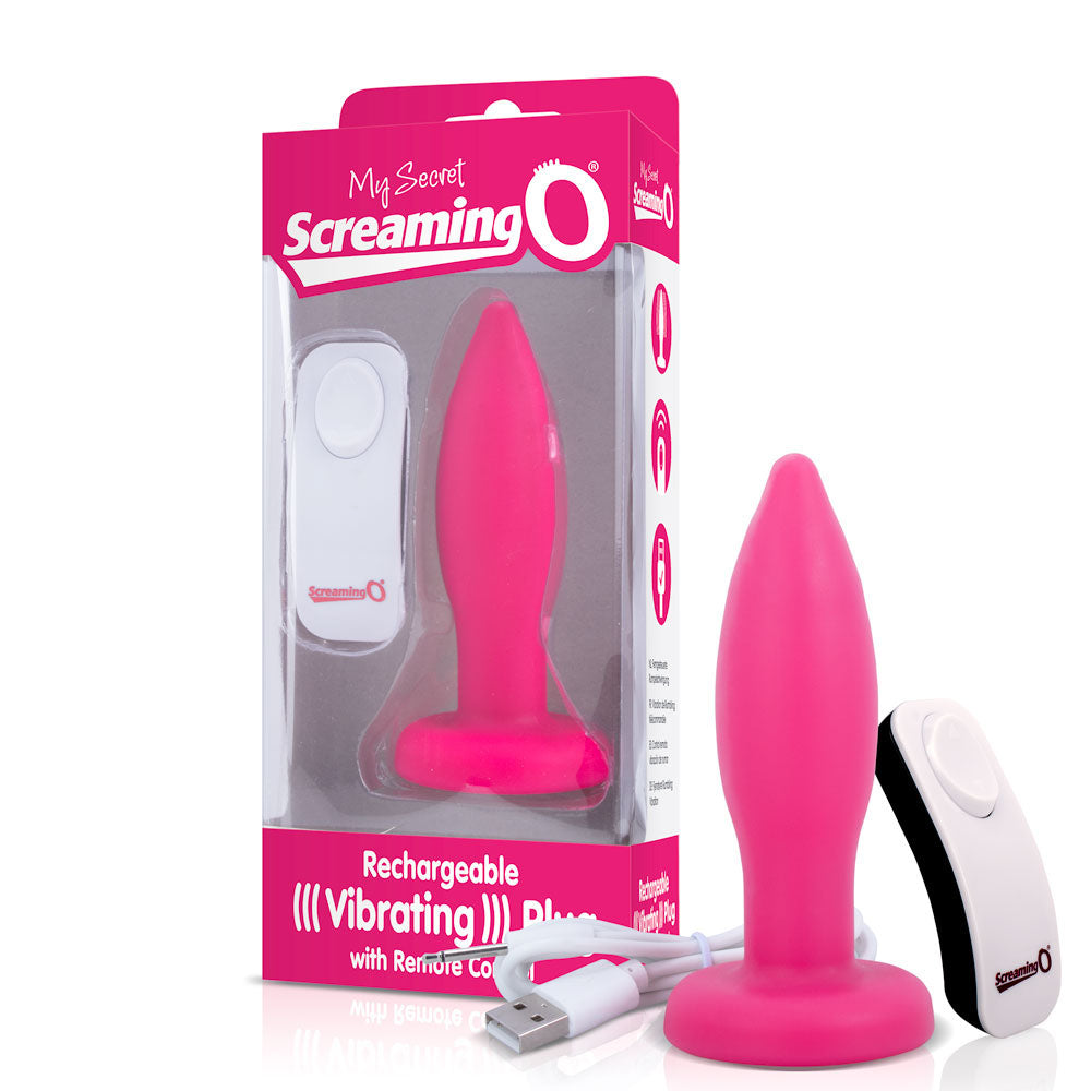 My Secret Remote Vibrating Plug - Pink - Not Very Vanilla