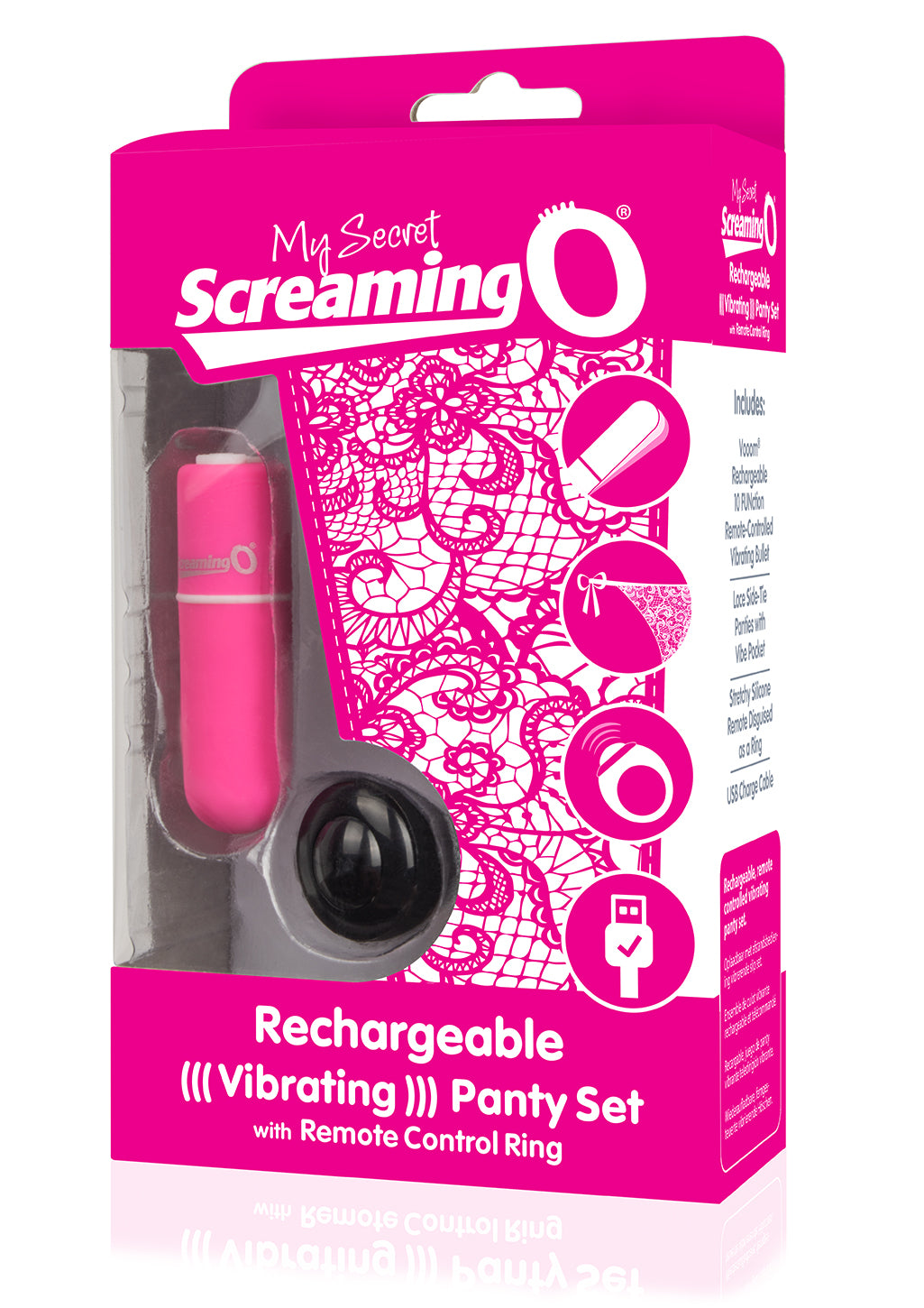 My Secret Charged Remote Control Panty Vibe - Pink - Not Very Vanilla