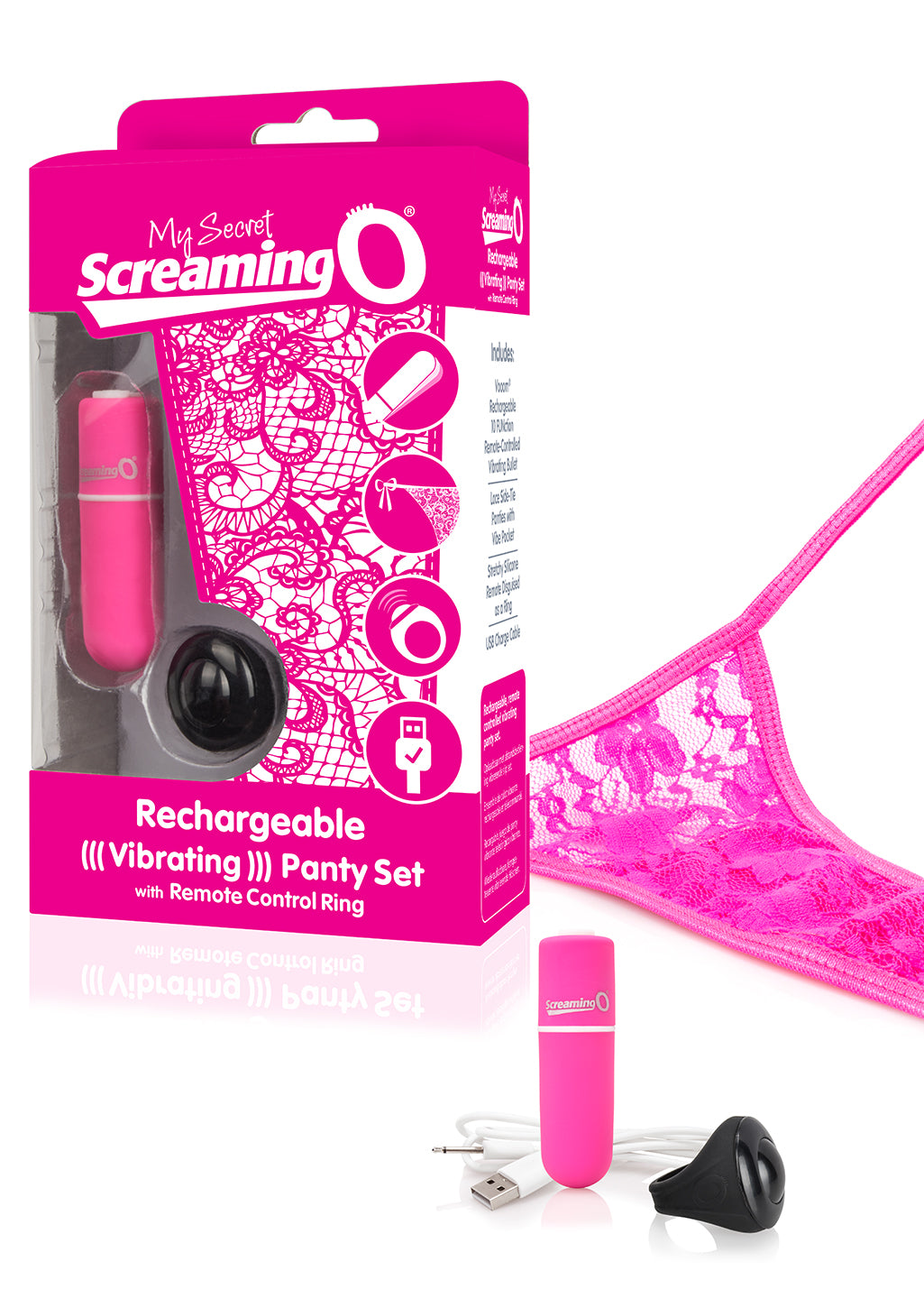 My Secret Charged Remote Control Panty Vibe - Pink - Not Very Vanilla