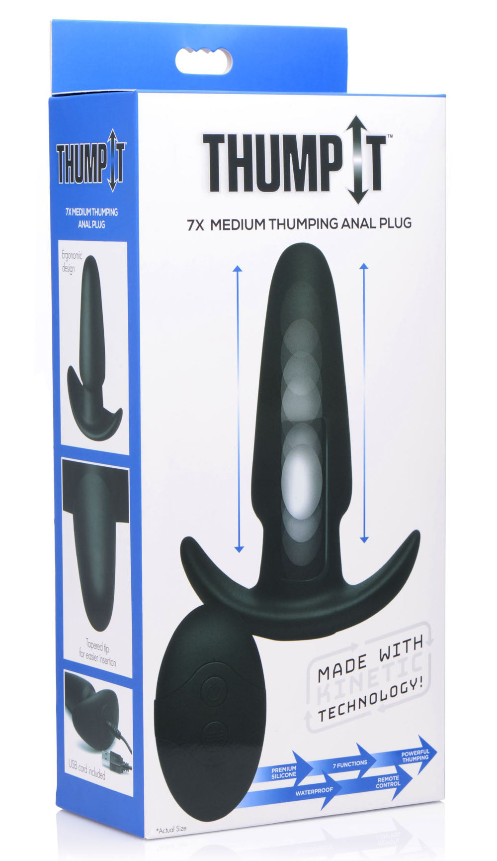 Thump It Silicone Butt Plug - Not Very Vanilla