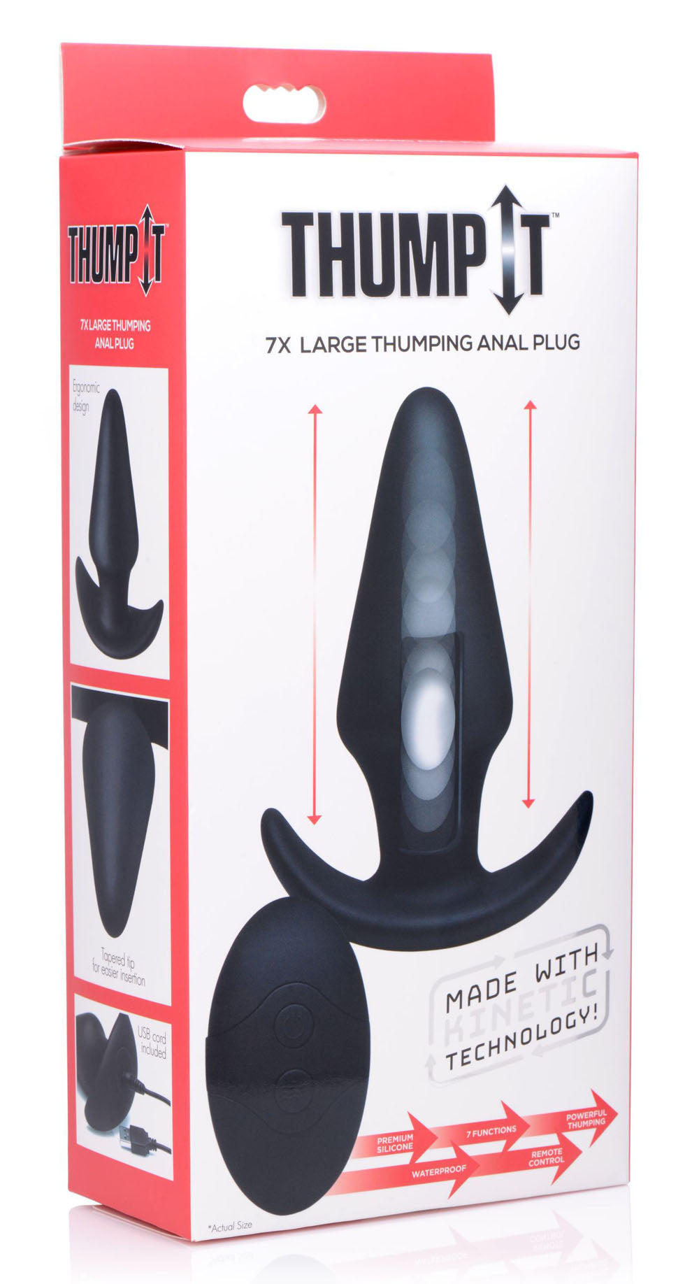 Thump It Large Silicone Butt Plug - Not Very Vanilla