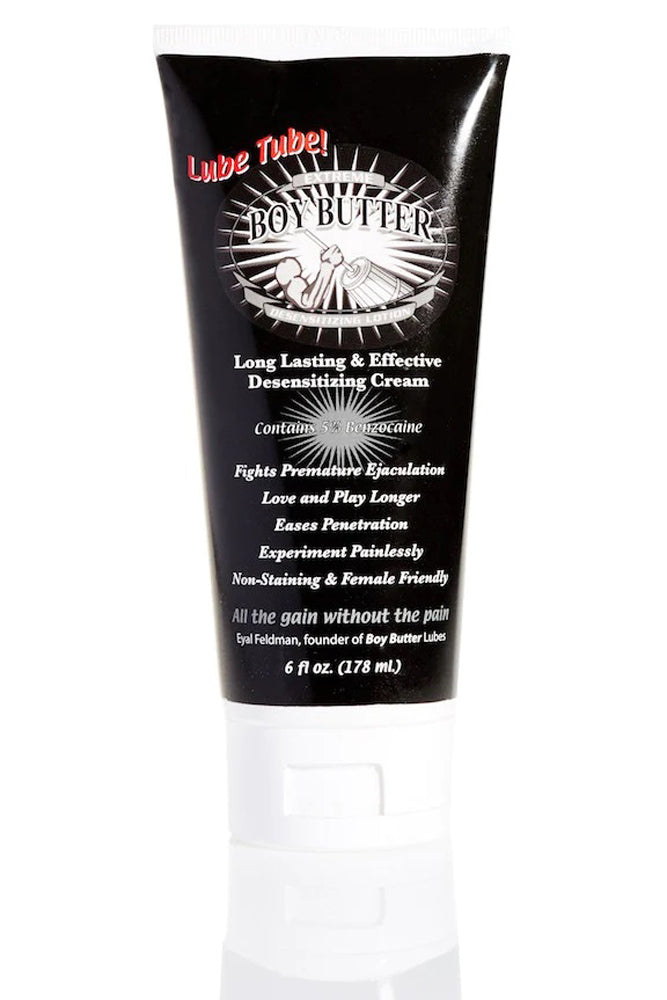 Boy Butter Extreme Desensitizing Cream - 6 Fl. Oz Tube - Not Very Vanilla