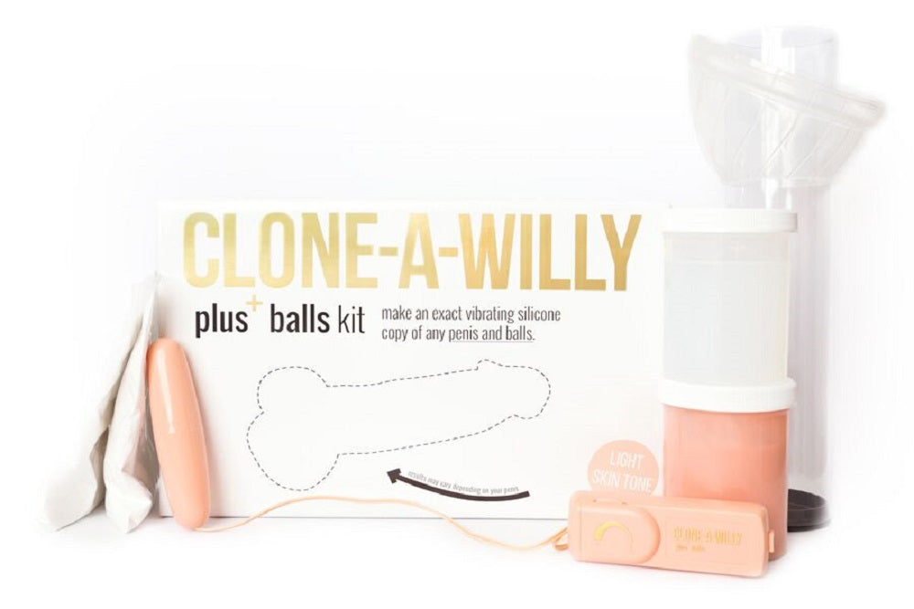 Clone-a Willy Plus Balls Kit - Light Skin Tone – Not Very Vanilla