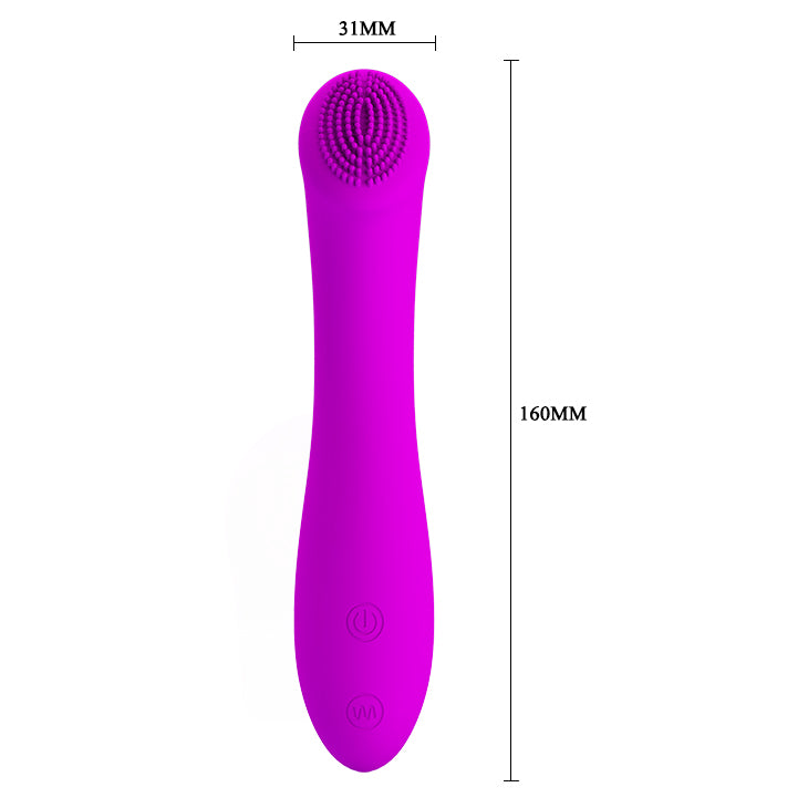 Pretty Love Len Rechargeable Wand - Purple - Not Very Vanilla