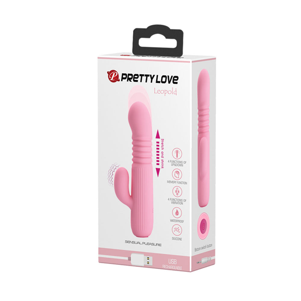 Pretty Love Leopold G-Spot Vibrator - Pink - Not Very Vanilla