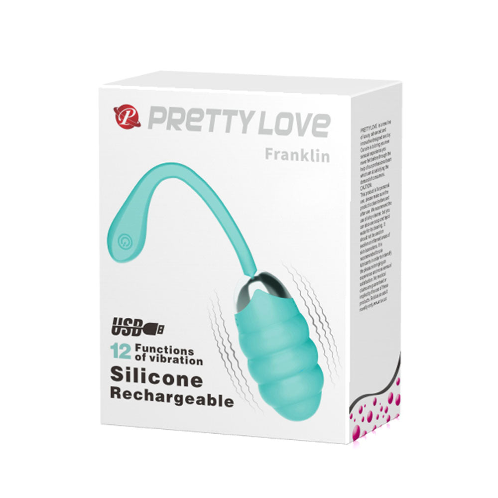 Pretty Love Franklin Rechargeable Vibrating Egg - Mint - Not Very Vanilla