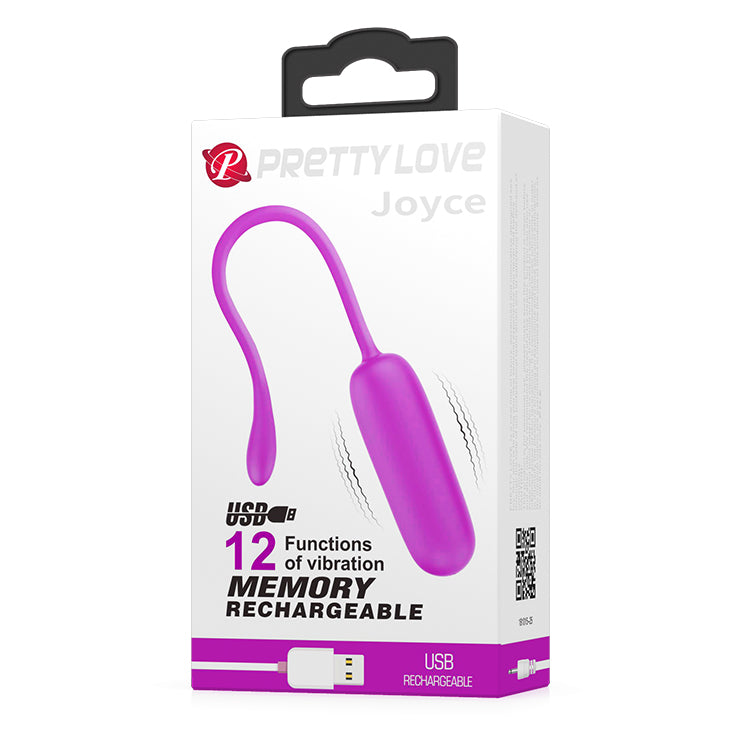 Pretty Love Joyce Vibrating Egg - Fuchsia - Not Very Vanilla