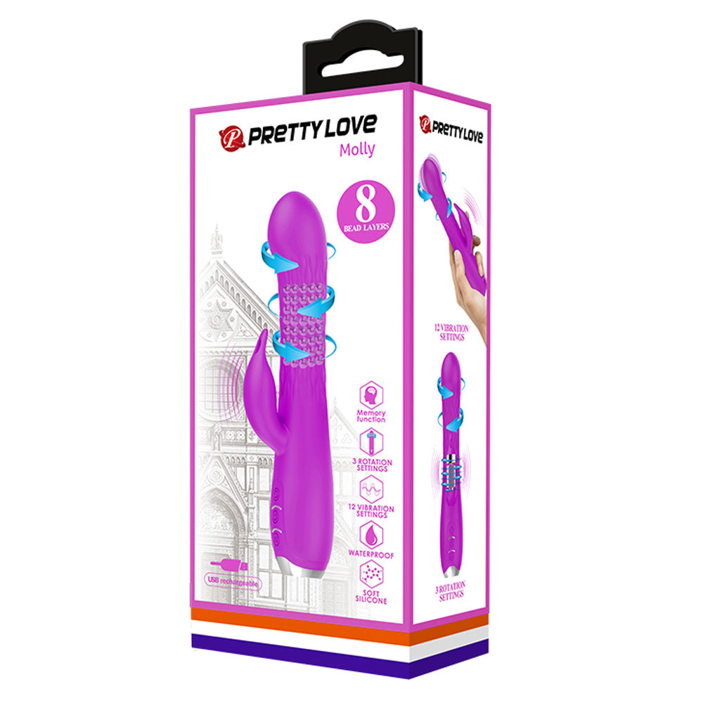 Pretty Love Molly Rotating Vibrator - Not Very Vanilla