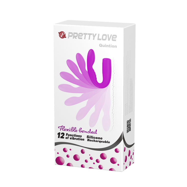 Pretty Love Quintion Flexible Bend Rechargeable Vibe - Not Very Vanilla