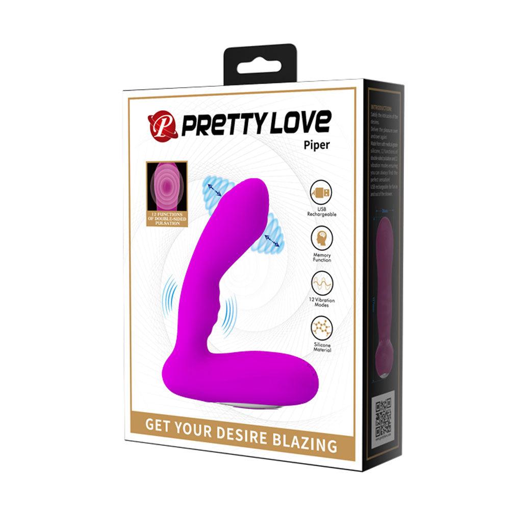 Pretty Love Piper Double-Side Pulsation - Purple - Not Very Vanilla