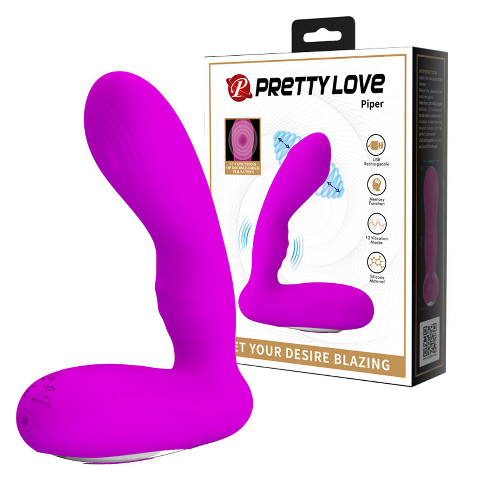 Pretty Love Piper Double-Side Pulsation - Purple - Not Very Vanilla