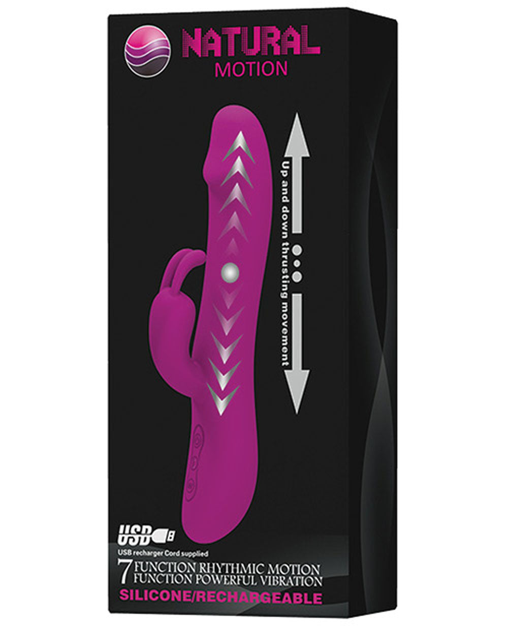 Pretty Love Natural Motion Thrusting Rabbit - 7 Function - Not Very Vanilla