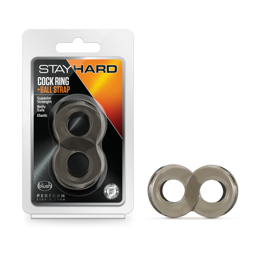 Stay Hard - Cock Ring and Ball Strap - Black - Not Very Vanilla