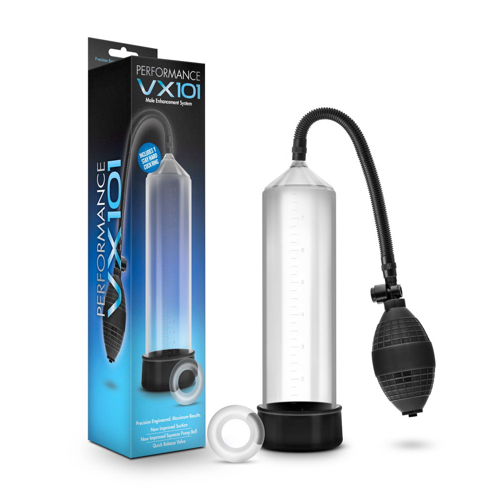 Performance - Vx101 Male Enhancement Pump - Clear - Not Very Vanilla