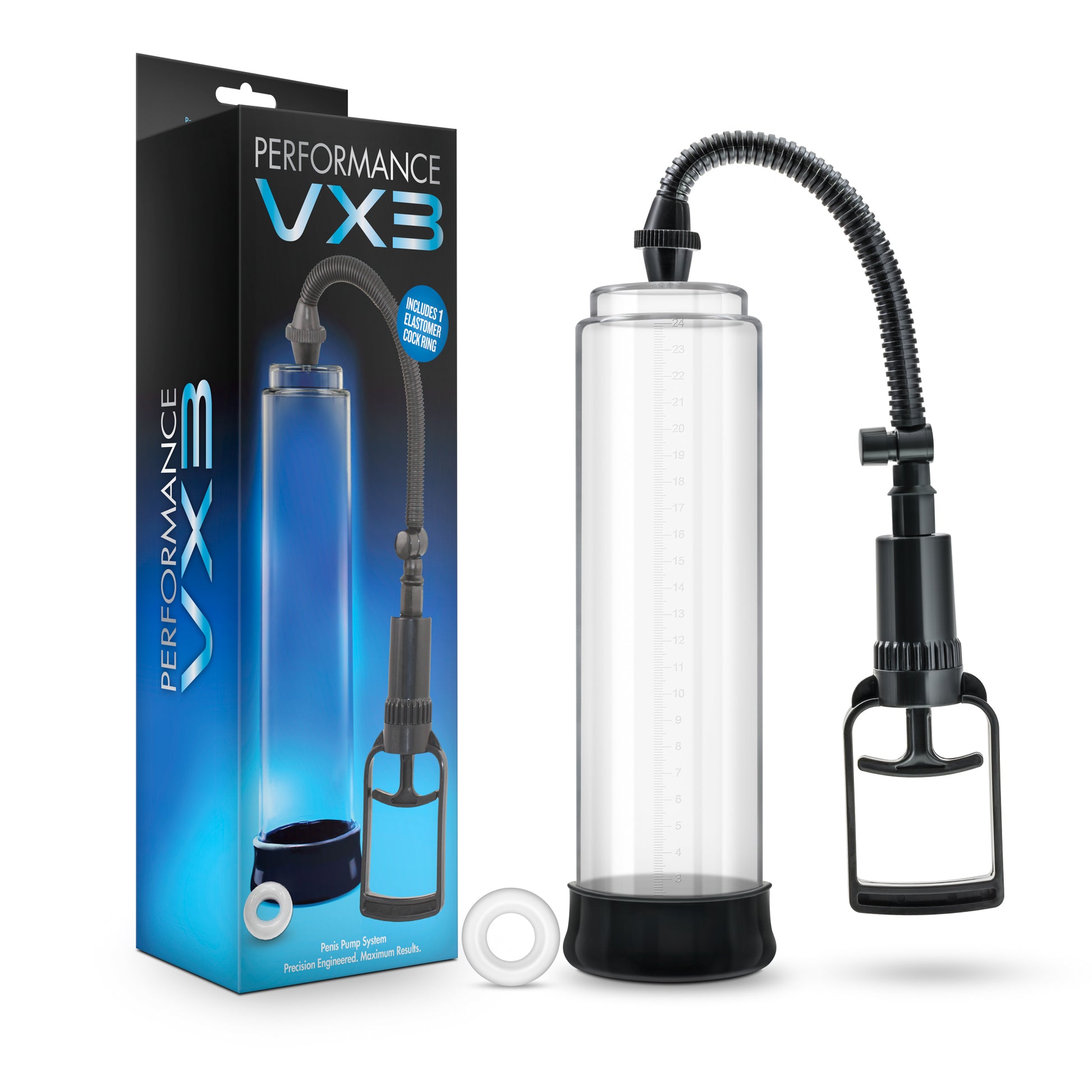 Performance Vx3 - Male Enhancement Pump System - Clear - Not Very Vanilla