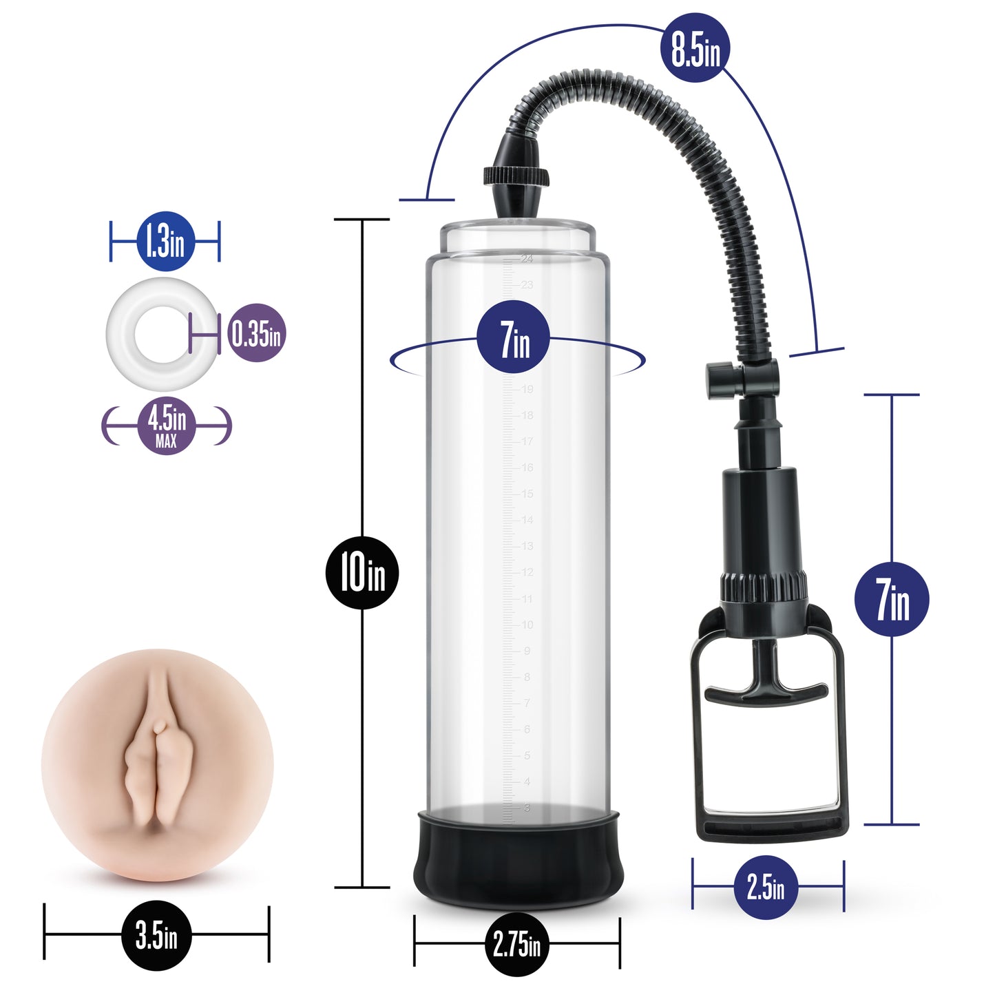 Performance Vx 4 - Male Enhancement Pump System - Clear - Not Very Vanilla