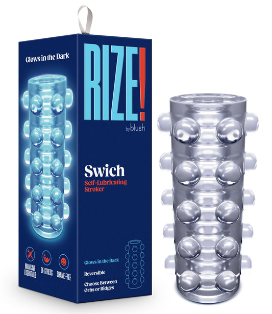 Rize - Swich - Glow in the Dark Self -Lubricating Stroker - Clear - Not Very Vanilla