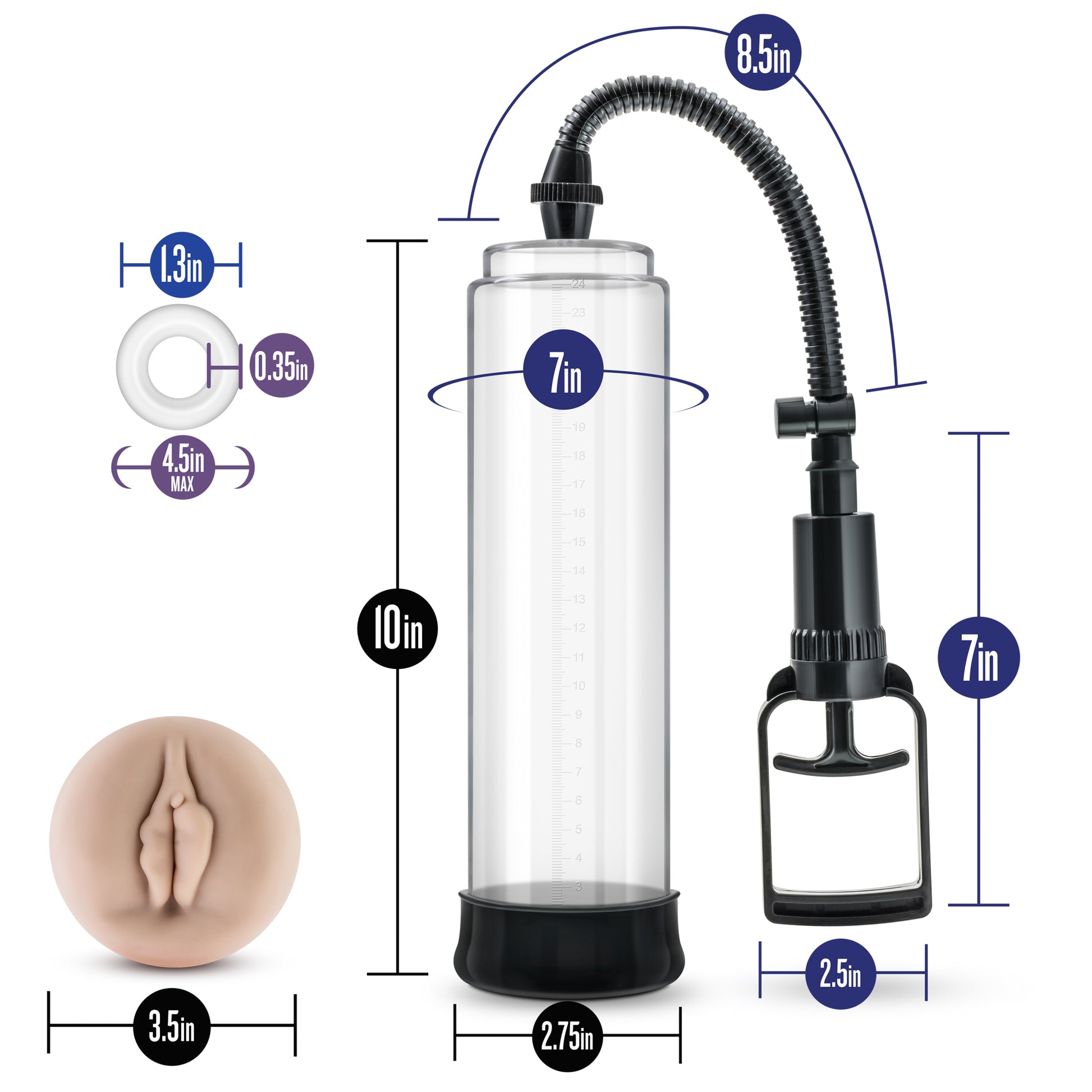 Performance - Vx5 Male Enhancement Pump System - Clear - Not Very Vanilla