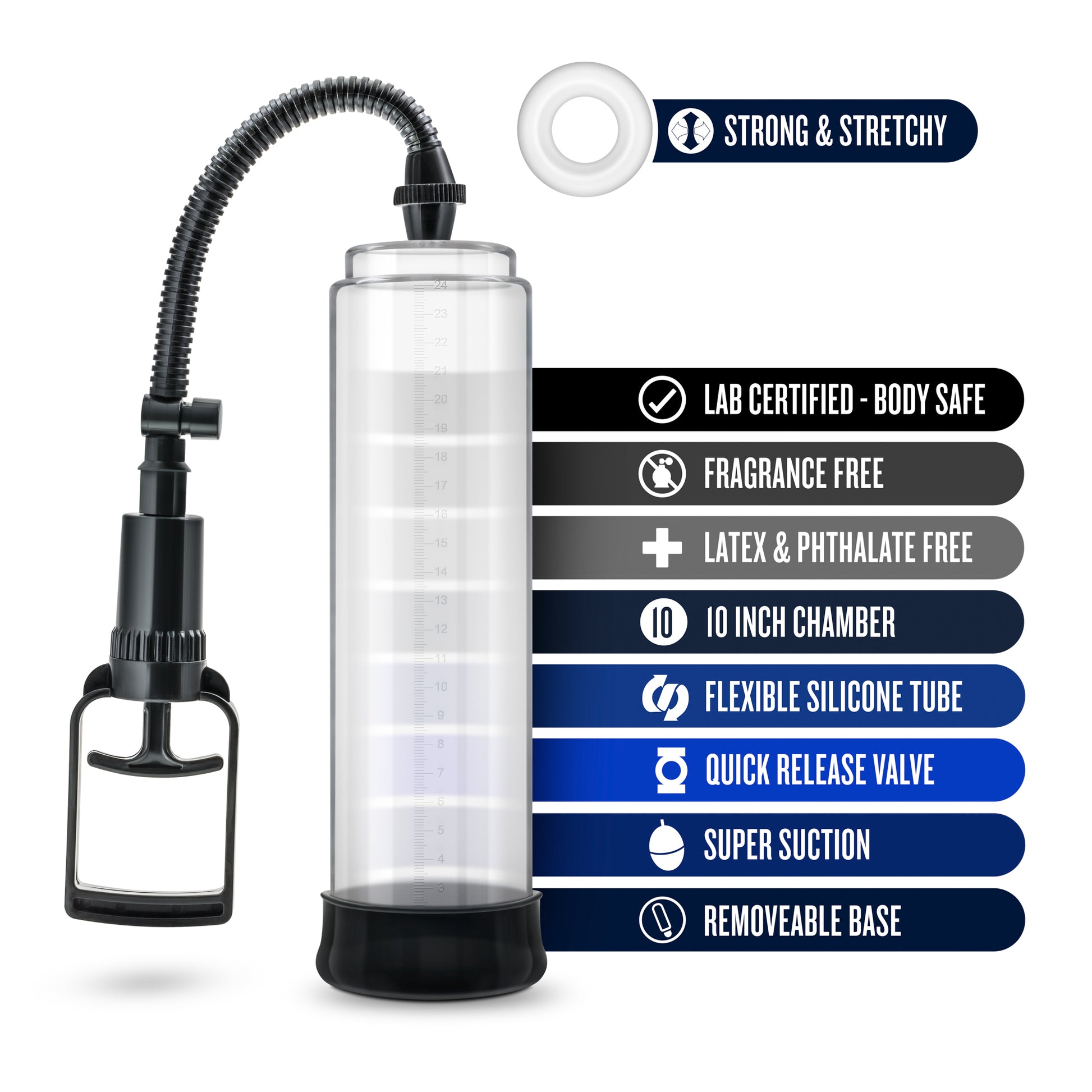 Performance - Vx5 Male Enhancement Pump System - Clear - Not Very Vanilla